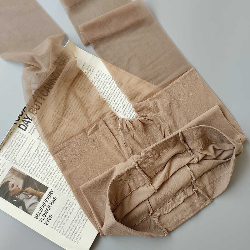 超薄款夏季丝袜女双面加档加肥大码胖mm200斤连裤袜隐形透明肉色