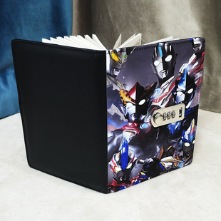 小学生田字格本子儿童日记本密码本女孩简约男生创意笔记本带锁作