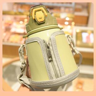 戴茗瓷大肚杯杯套保温杯保护套通用款大肚保温杯套皮质水壶套斜