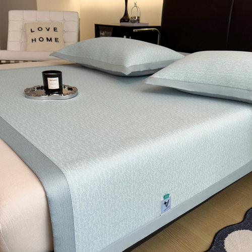 A类 高端乙纶凉感冰丝席空调软席冰感丝凉席床垫三件套可机洗夏季