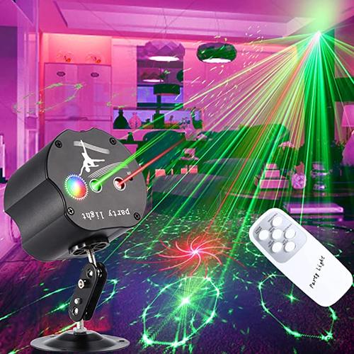 家庭ktv七彩舞台灯dj蹦迪跳舞氛围灯酒吧声控闪光灯激光镭射灯