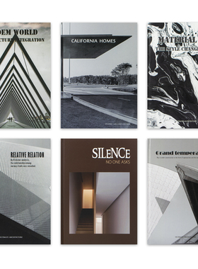 熙思简约黑白灰装饰仿真书样板间售楼处客厅书房拍照道具书本摆件