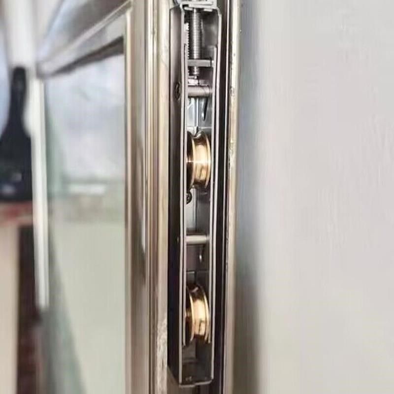 断桥塑钢轮子门窗双铜轮滚轮配件不锈钢重型铝合金移门推拉门滑.