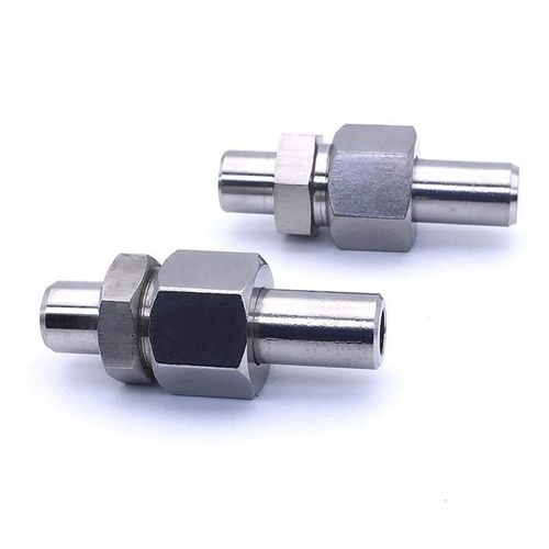 304不锈钢外丝焊接直通终端活接对焊接式NPT1/2-14压力表活接头*