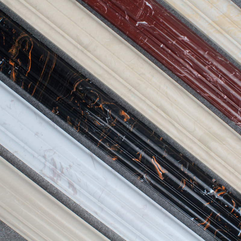 大理石门套线条电梯仿天然岗石材包边框窗定制通体人造电视背景墙