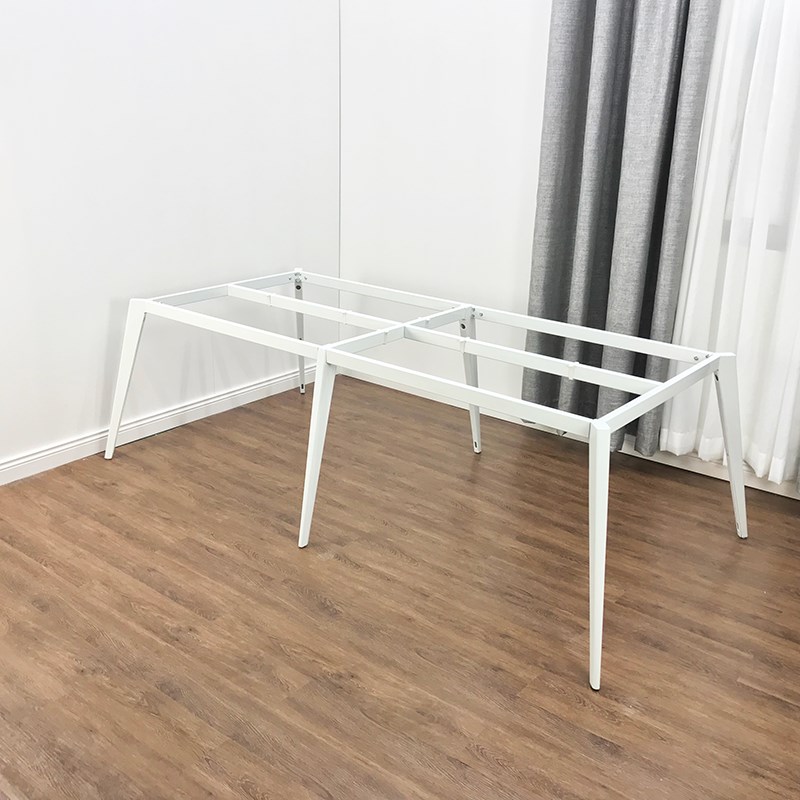 办公桌脚吧台桌腿支架金属铁艺书桌实木电脑桌玻璃岩板餐桌腿架子