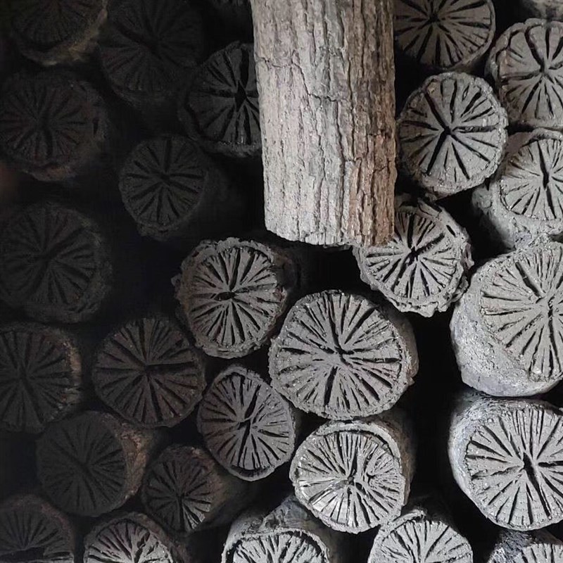 木炭家用无烟菊花炭烧烤肉铜炉火锅室内围炉煮茶商发批原木碳