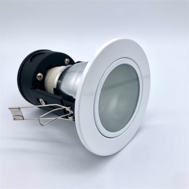 e27筒灯防雾款带玻璃灯罩嵌入式老款筒灯装灯泡老式螺口螺旋灯座