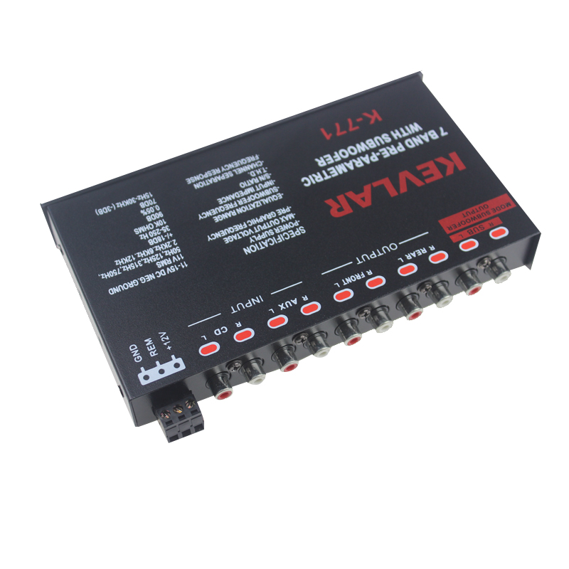 汽车音响改装EQ调音分频器功放车载均衡器7段均衡器升级调音专家