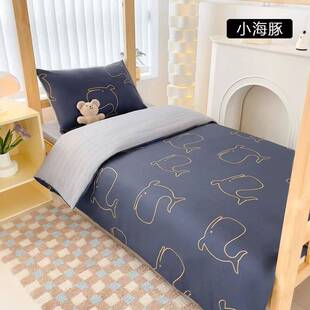 40s全棉学生套件卡通六件套垫子床褥员工宿舍被子纯棉三件套