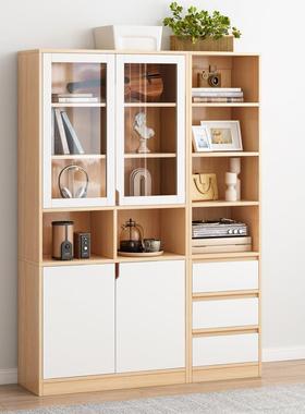 白色欧式长4060/80宽30*831办公文件F765STT6资料柜家用玻璃/书门