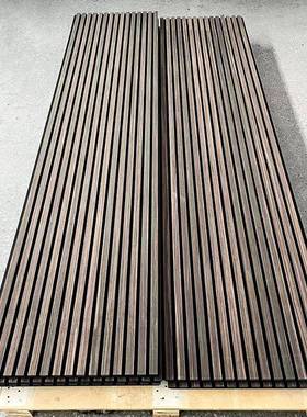 聚装酯无品牌/纤维木栅条吸音板木皮墙面饰格栅板木木质隔音板条