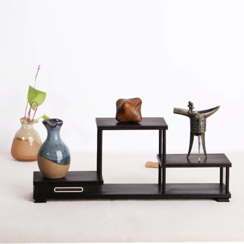 紫光檀迷GBJ你博古陈设架奇石底瓶花底座紫砂壶架架座瓷器架,家居饰品,装饰摆件,淘宝优惠券,粉丝福利购,淘宝优惠卷