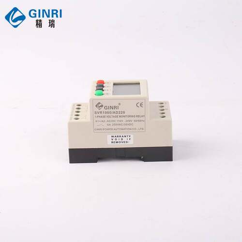GINRI精瑞SVR1000/过欠压保护器 液晶显示单相直流电压保护继电器