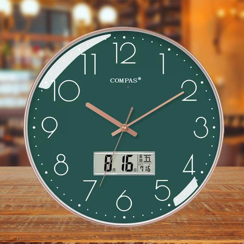 ?Z6H康丝巴静音现代挂钟时M钟客厅卧室意简创约WPX家用时尚大气挂