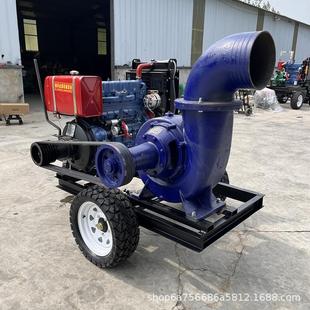 水工程排四机缸14寸抽水泵OWN加饮免水自吸式 抽水河道清淤抽水泵