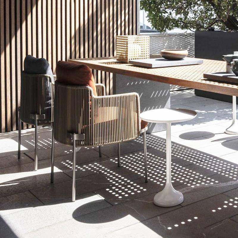 户外沙发庭院露台休花184园休闲藤编沙组合室外阳光房铝合沙发发