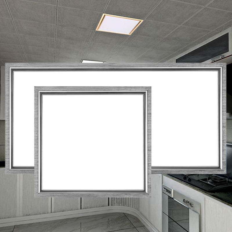 300x600x1200石膏板弹簧灯嵌入式卡扣 固定30x60x90x120led平板灯