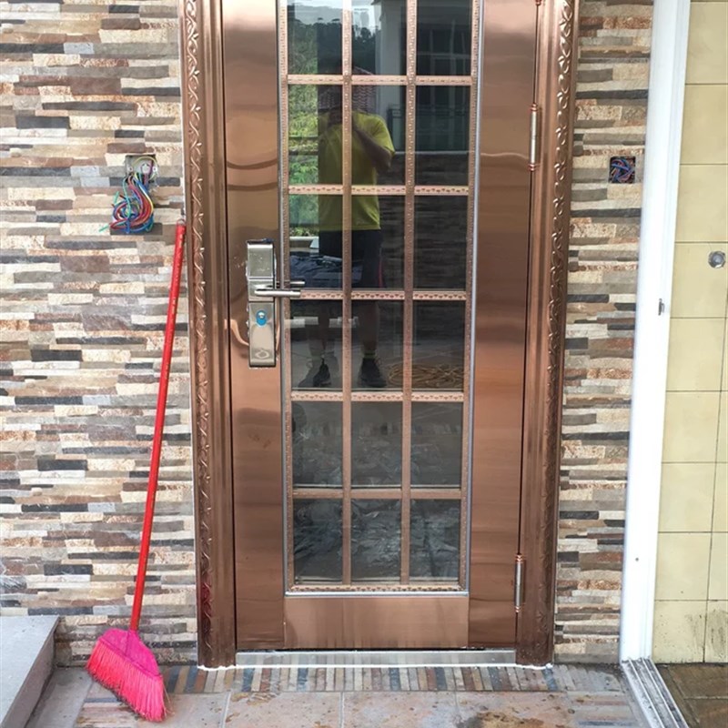 30不锈钢门防盗门大门进户门入户子母门农村别墅家用乡村开门