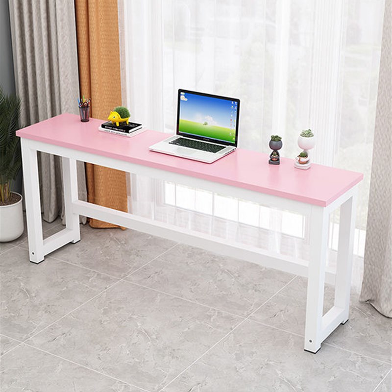 靠墙长条桌窄桌子长方形床尾长方形书桌30cm厘米宽学习桌