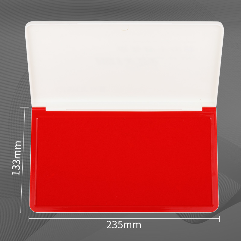 祺星巡洋舰特大加大号印台手掌印脚印加大印泥方形超大号手掌画印