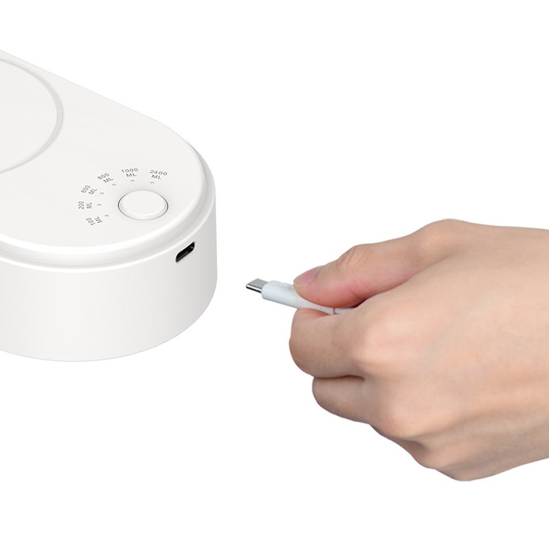 伙妹抽水器电动桶装水usb充电蒸溜水器托盘上水器台面定量进水器