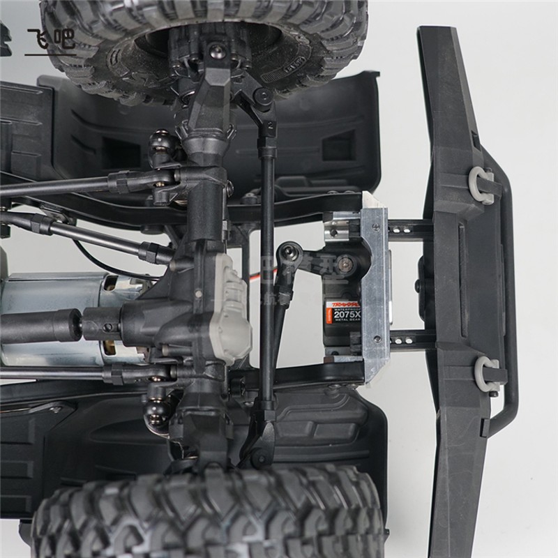 TRX- 舵机前置铜支架 保险配重杠黄铜 铝合金 前防撞栏固定座