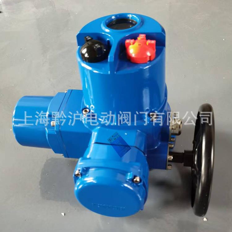 户外型Q型部分回转电动装置 带按钮总线型电动执行机构DQW30-0.5