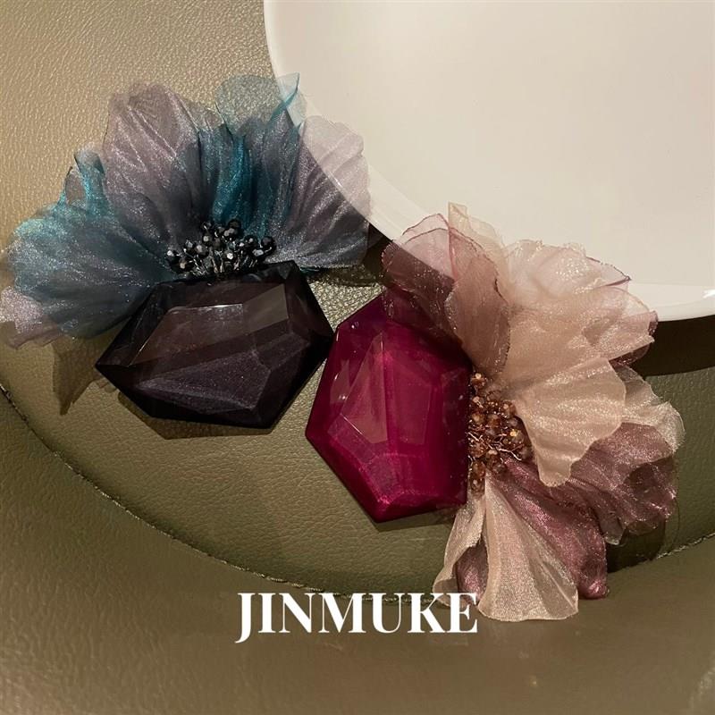 JINMUKE韩国进口首饰品高档气质夸张大个性胸针胸花时尚别针