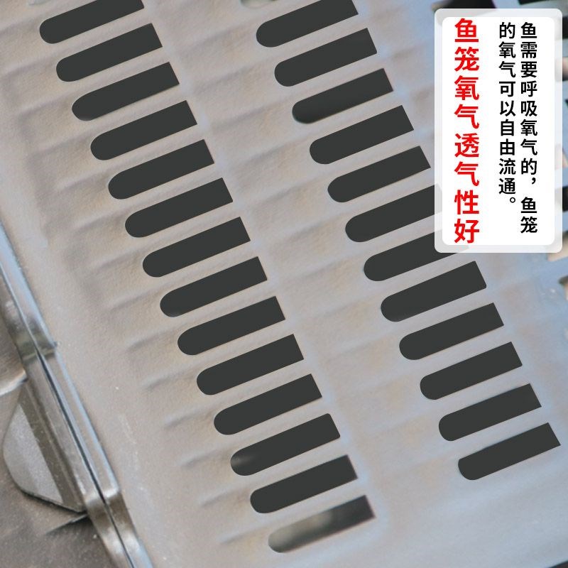 大号鱼网笼大地鱼笼大框架捕鱼网笼折叠虾笼捕虾网龙虾网笼特防逃