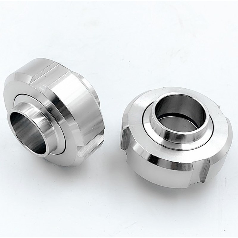 不锈钢卫生级SMS活接头30不锈钢圆螺纹对焊活接 食品级管道活接