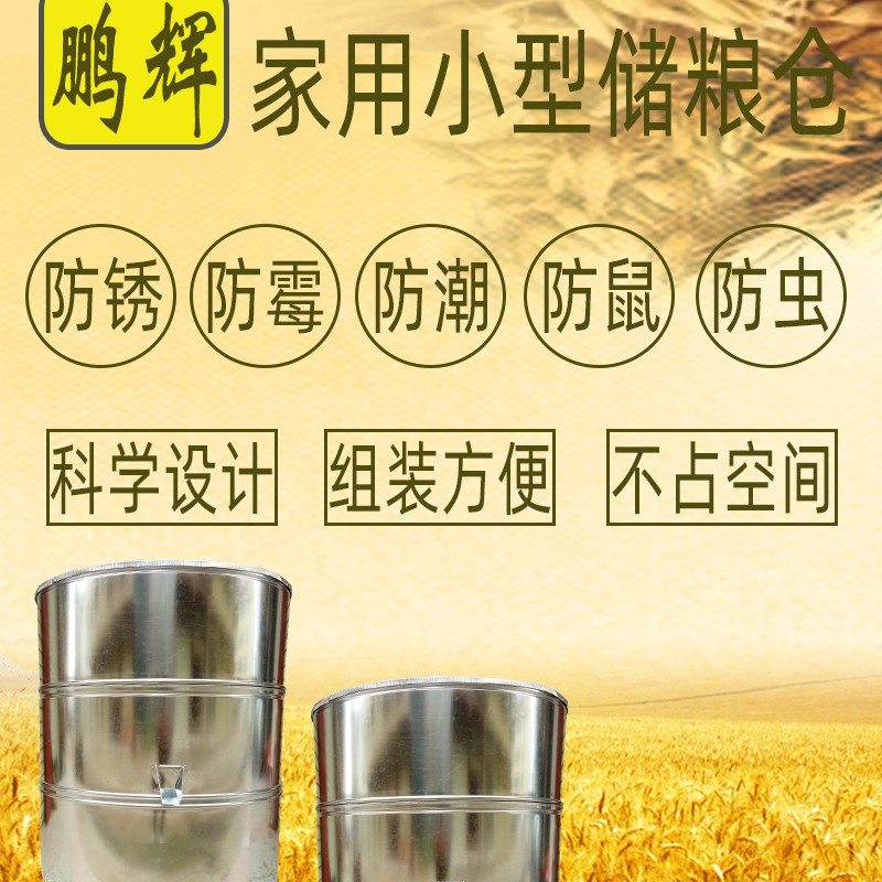 粮仓谷仓粮食储存仓金属粮仓铁皮粮仓玉米粮食储存桶家用粮仓大型