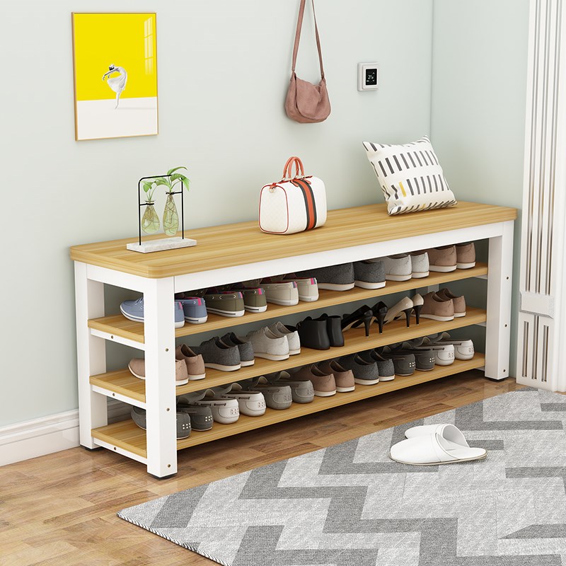 换鞋凳家用穿鞋凳鞋架鞋柜一体坐凳简易门口床尾长长条换衣凳
