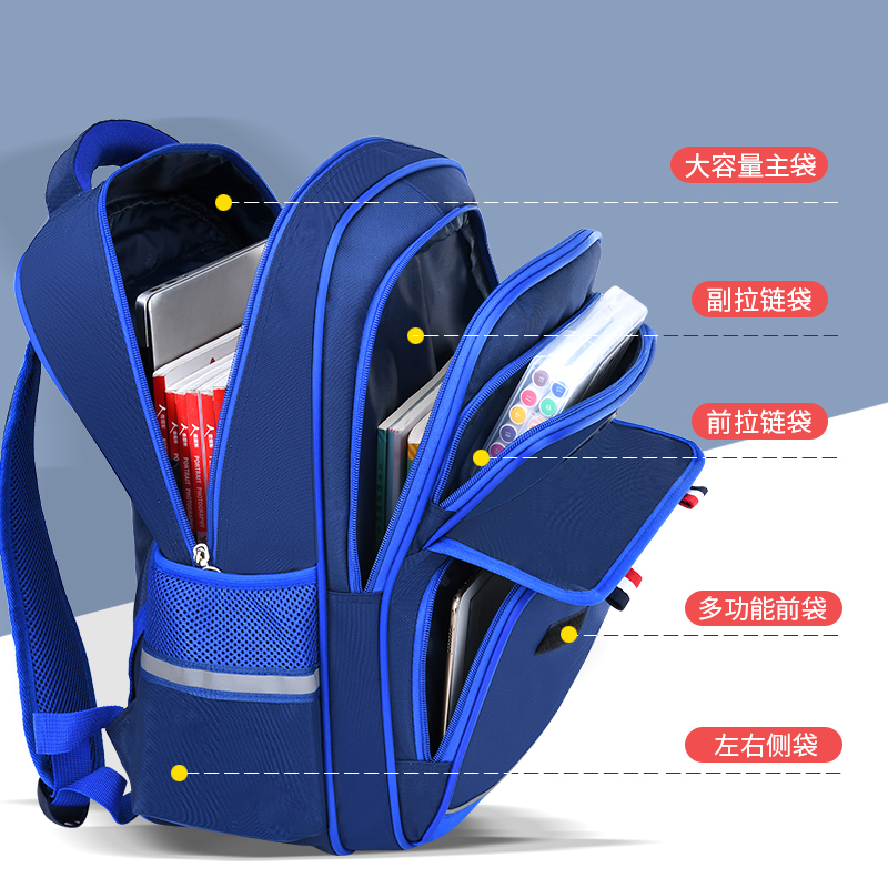 小学生儿童拉杆书包女孩3年级拉杆箱背包男生-岁爬楼防水