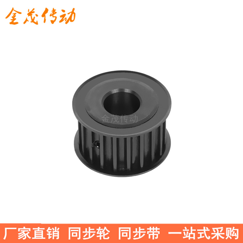 5M22齿钢料发黑F齿宽1同步轮内孔5  8 10 1同步带轮5#钢5M