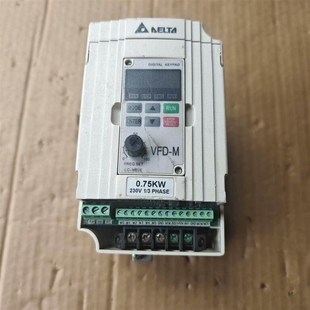 230V 0.75KW功率 VFD007M21A 台达变频器