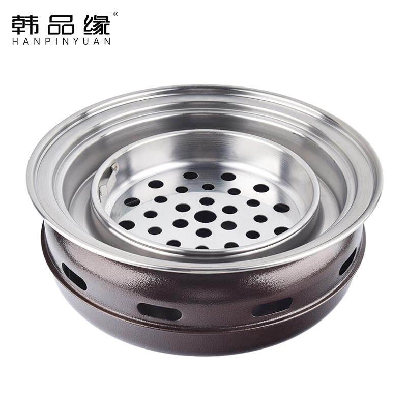 韩式炉商烤用碳烤炉大号户外烤肉锅烧木炭烧烤用架家炭330日式火