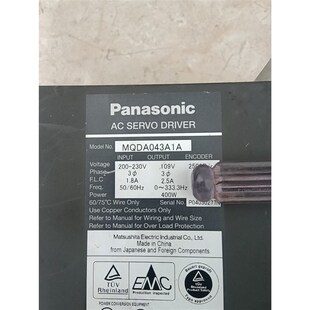 伺服驱动器MSDA043A1A 400w.少盖子.功能不