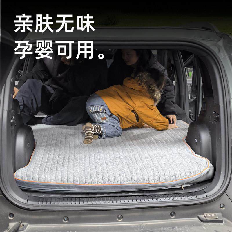 车载丝旅行充气方程豹硬板拉营前后床垫露排睡垫