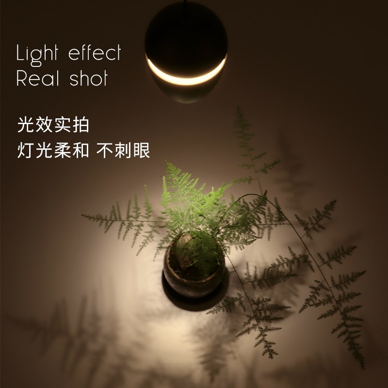 吧台小吊灯北欧单头餐厅极简吊灯简约时尚卧室床头调性茶台可升缩