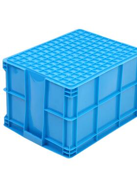 500-3转20塑塑料物流箱转箱周加厚料箱子有盖胶QIO框周箱塑料中转