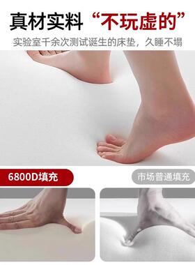 乳胶记忆棉榻床垫软垫家用卧室AD156546舍学生单人榻租米房专宿用