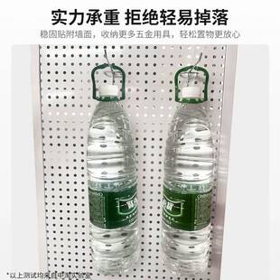 墙上不锈钢置物架门后金属洞洞板多功能五金工具挂板客制化金属展