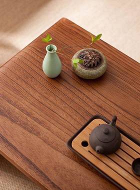 实木榻榻茶几茶约桌飘窗中式国学桌桌简阳台小茶KTA米几矮桌炕桌