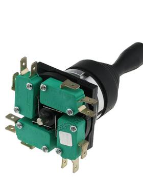 红UZN开十字H摇杆开关四向万向自复位/自锁KSF4HKF4-1/11A111W-4L