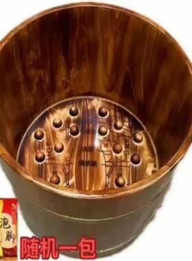 j656363碳实化香柏木保泡脚木桶洗脚盆按摩加厚桶木足浴洗桶脚盆