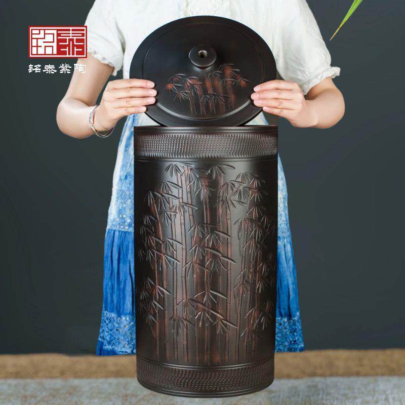 601水缸瓷家储水陶老式带盖纯净水用桶大容用量过滤泡茶台饮水机
