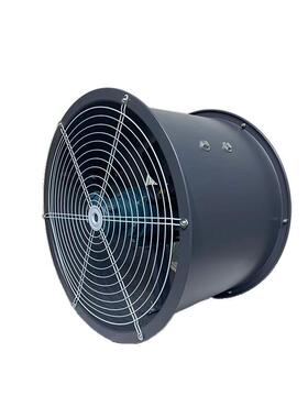 S耐F管道噪式高温低声铝叶式片轴流JRU通风机不锈钢鼓风机