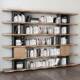 美式 架靠墙架 多隔架层满墙书整墙书柜客厅室办公展厅断架收纳置物无品牌