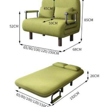 多QNC功能折叠沙发床小5型单人20户2网红人简易办公室可拆洗两双